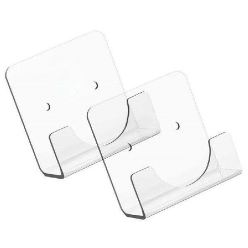62KC 2Pieces Multipurpose Adhesive Shower Rod Retainer for