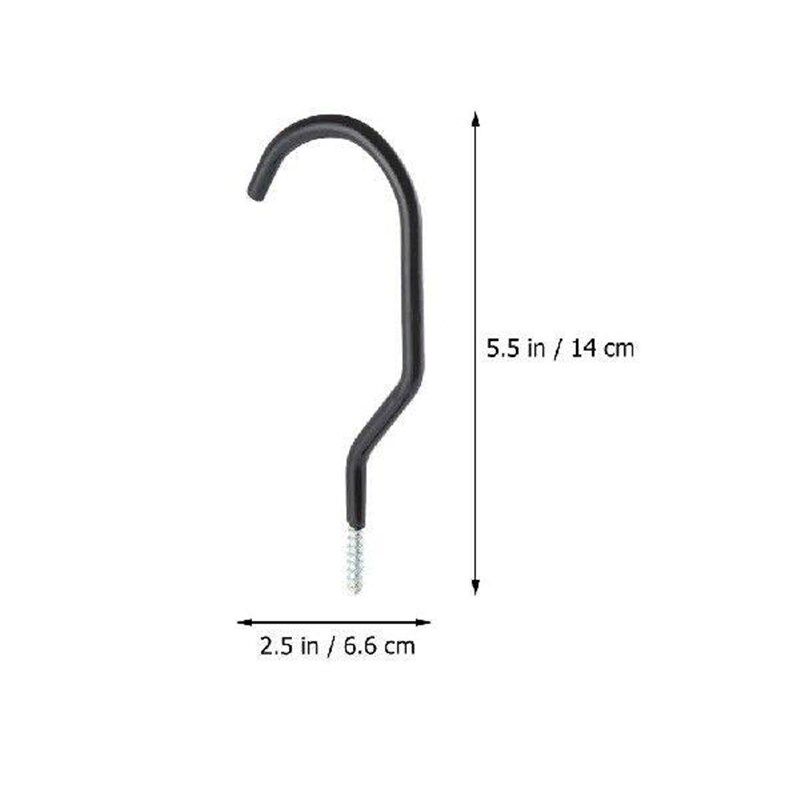 Foldable Clothes Rack Bike Hook Wall Mount Ceiling Storage - 实物图