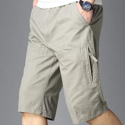 Middle-aged And Elderly Mens Knee-length Shorts For Seven D