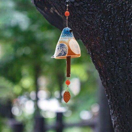 Cute Bird Wind Chimes Colorful Birds Pendant Hanging