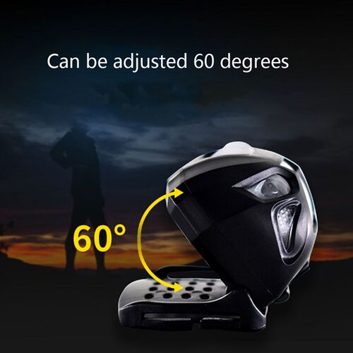 1200mAh Powerfull Headlamp LED Light Infrared Sensor Contro