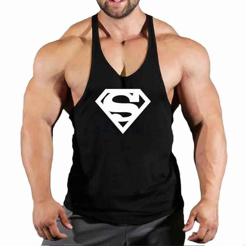 Super man Beast Bat man Gym Tank Top Men Fitness Clothing