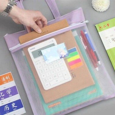 Minimalist Homework Stationery Student Storage Bags Test Pap
