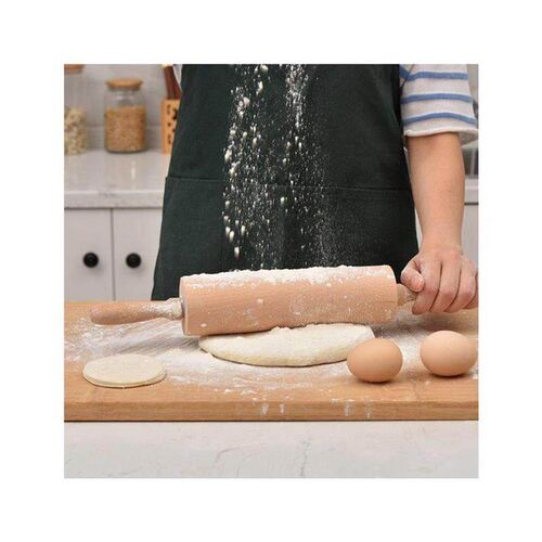 Rolling Pin Wooden Handle Pastry Dough Roller Baking Tool1