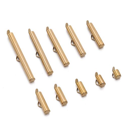 Stainless Steel Bead Chain Link Tube Earring DIY Charm 1040m