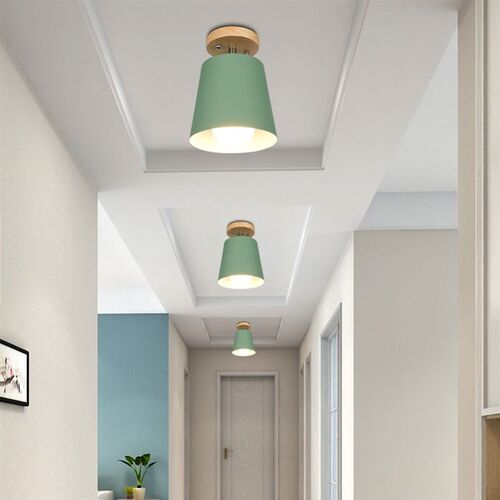 LED Ceiling Light Iron Wood ceiling lamps Nordic Modern Ceil
