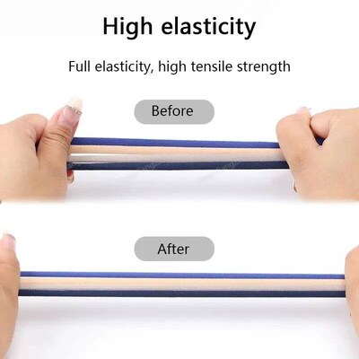 No Tie Shoelaces Semicircle Elastic Shoe Laces For Kids and