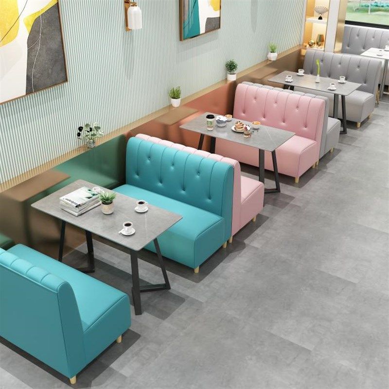 岩板桌子西餐咖啡厅小圆桌甜品店奶茶店方桌经济型快餐店长方桌椅,住宅家具,岩板餐桌,淘宝优惠券,粉丝福利购,淘宝优惠卷