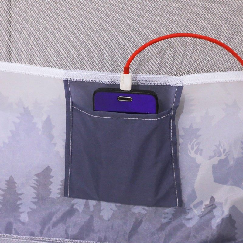 免安装回形底蚊帐蒙古包1.5米三开门坐床拉链家用回字无底部1.8m