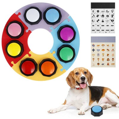 Dog Talking Button Pet Toys Voice Recordable Talking Button