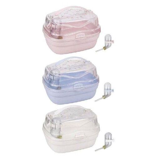 Ventilable Cage for Small Pet Guinea-Pig Travel Box with