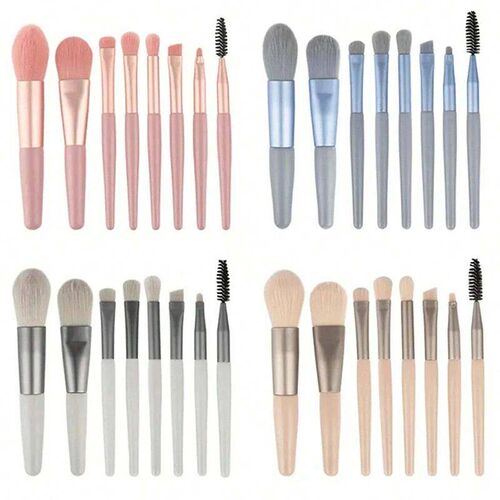 8Pcs Makeup Brush Set Makeup Concealer Brush Blush Loose
