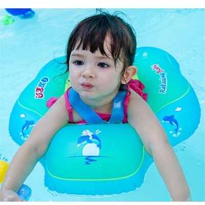New Summer Kids Inflatable Float Baby Swimming Ring Neck Inf