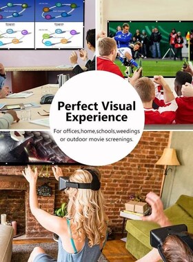 Projector Screen HD Anti-wrinkle Collapsible Portable Movie