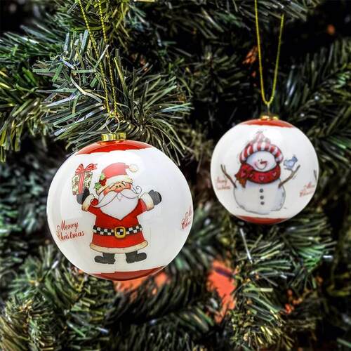 21 Styles Foam Christmas Balls Xmas Tree Hanging Ball Orname