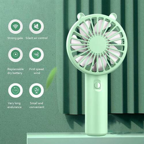 Portable Handheld Fan Small Cooling Fan USB Rechargeable Eye
