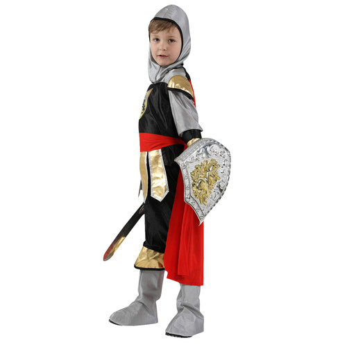 Halloween Costume Cosplay Kids Party Royal Warrior Knight Wi