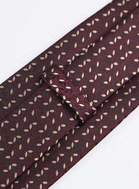 Wine Red Tie for Men 8cm Handmade for Formal Wedding Fashion