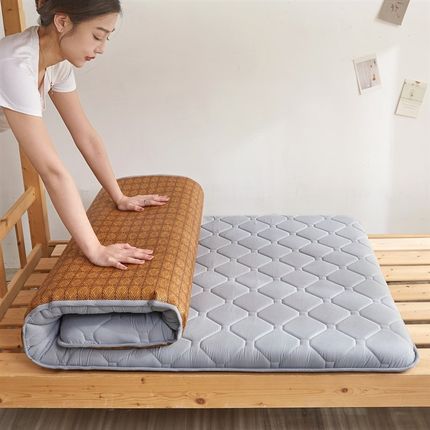 上下铺学生宿舍床垫凉席面冬夏两用单人宽90长190专用软垫子1.2