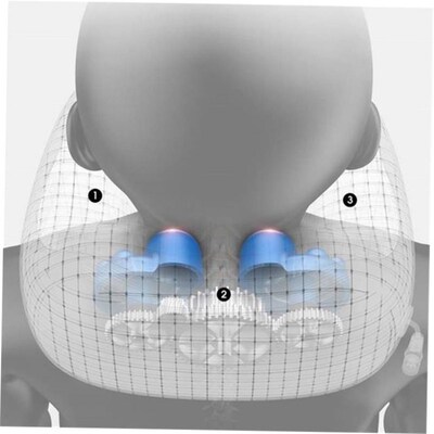 u shape pillow massage neck electric vibration massager