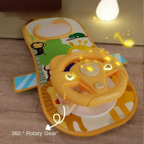 Baby Car Seat Toys Baby Toy Electric Simulate Driving Car Co