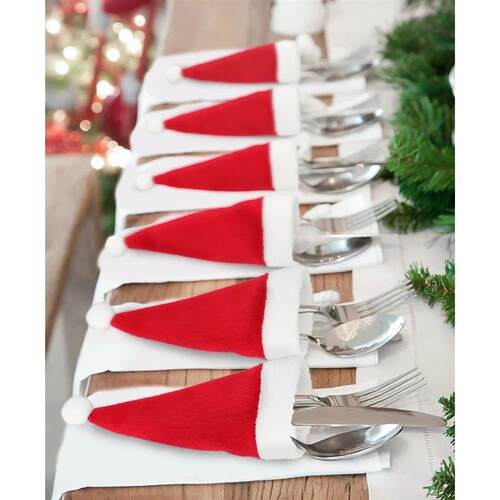 Merry Christmas Decoration 2023 Christmas Tableware Bag Hold