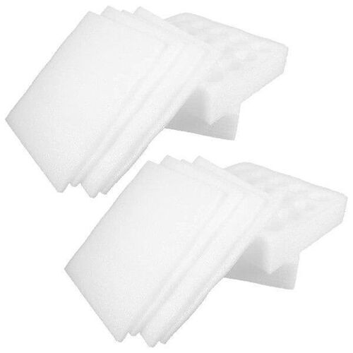 6pcs Egg Tray Thickened Shock Resistance White 10Pcs