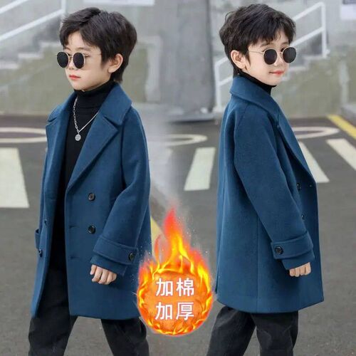 Add cotton thickening 2024 new childrens clothing foreign s