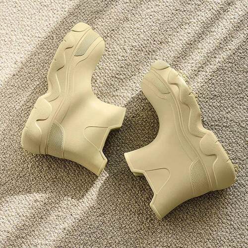 Rain boots womens four seasons fashion outdoor mid-tube wat