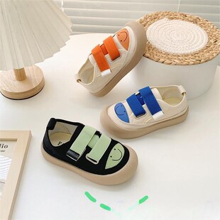 New Spring Baby Shoes For Boy Canvas Toddler Children Barefo