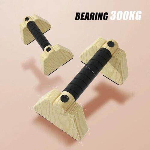 Push Up Russian Stand Wooden Single and Parallel Bars Invert