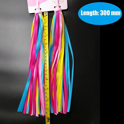 2pcs Bicycle Handlebar Colorful Tassel Sreamers Kids Scooter