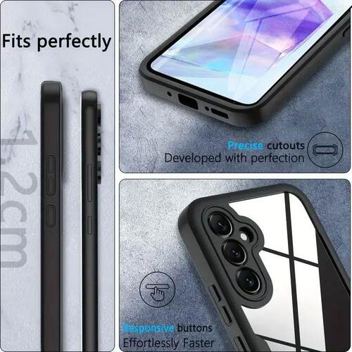 360 Full ver Scree Protection Case For  A55 A54  A35 A15 A14