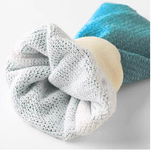 Exfoliating Gloves Massage Brush Sponge Wisp For Body Shower