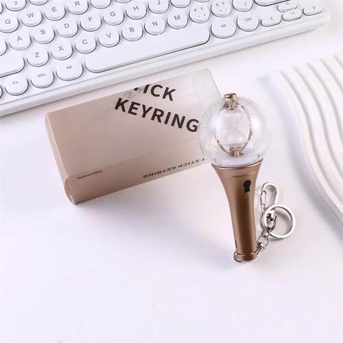 Kpop ATEEZ Mini Light Stick Keychains Creative Lights Keyrin