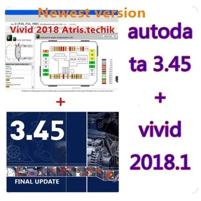 2025 Hot AutoData latest 3.45 Car Software + Vivid Workshop