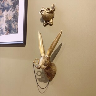 Animal head portrait wall decoration, imitating deer head