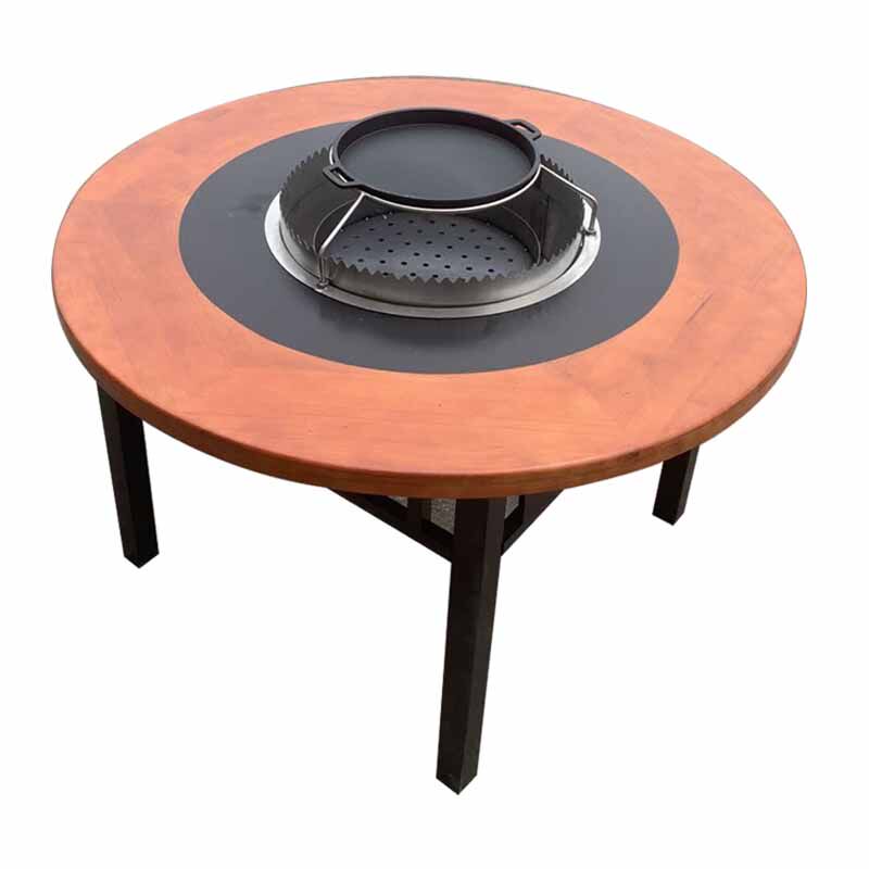 商用西昌炭火盆烧烤桌多功能凉山竹签烤肉桌家用实木大理石火锅桌,商业/办公家具,烤肉桌,淘宝优惠券,粉丝福利购,淘宝优惠卷