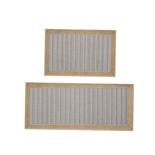 Kitchen floor mat Dirt resistant carpet woven mat编织垫子