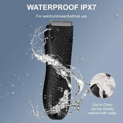 Body Hair Trimmer for Men Electric Groin Hair Trimmer Rechar