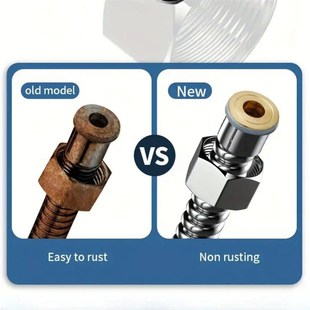 Bath Shower Hose Stainless Steel Flexible Pipe Shower Head P