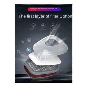 Original 6200 Respirator Reusable Half Face Cover Gas Mask C