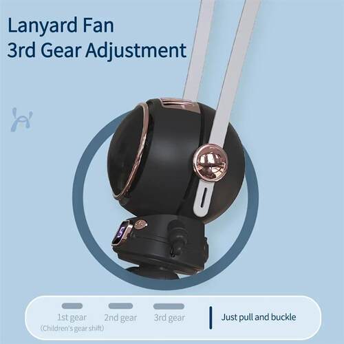 Astronaut Portable Wireless Hand Fan USB Rechargeable 500mAh