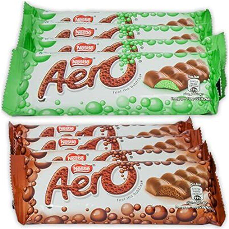 Nestle Aero Milk Chocolate and Peppermint Bar , 27 Gram B