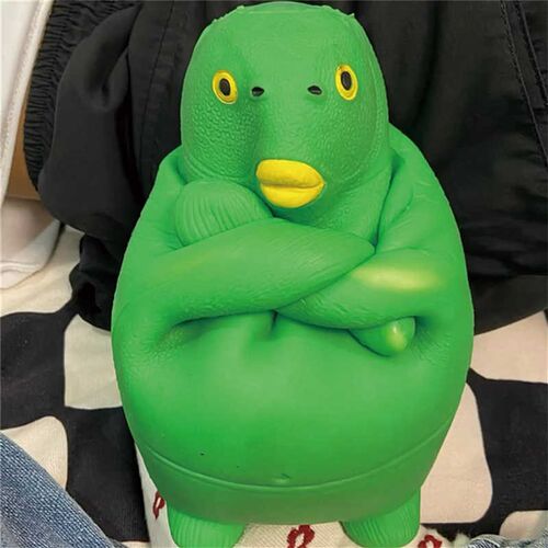 Green Head Fish Silly Fish Decompression Squeeze Toy Slow Re