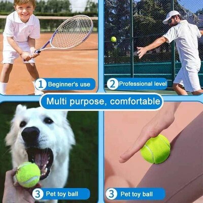 6/12pcs Tennis Balls with Mesh Carry Bag Practice Ball High