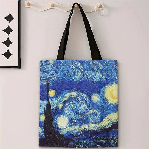 Bag Van Gogh Serie  Bag Oil Painting Starry Night Sunflower