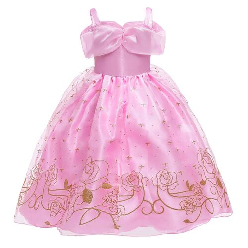 Aurora Pink Princess Dress Girl Sleeping Beauty Cosplay Cost