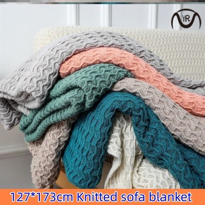inya knitting bed blanket Throw Bedspread Sofa Chair Bed床毯