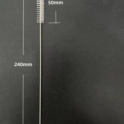 304 Stainless Steel Nylon Bristle Tube Brush Large Diameter